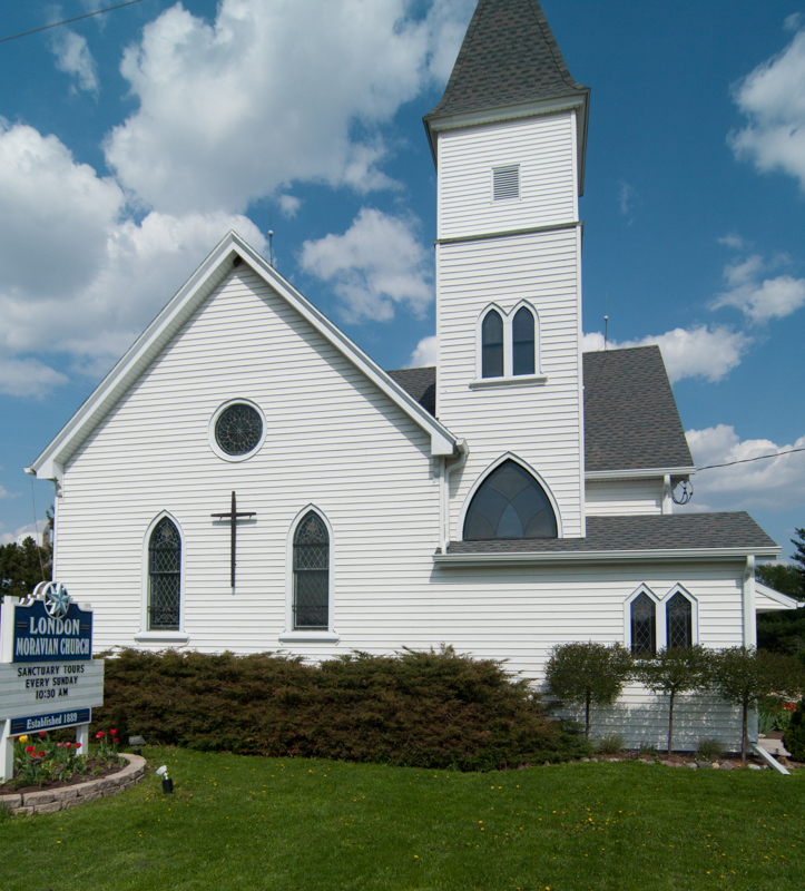 London, WI, church