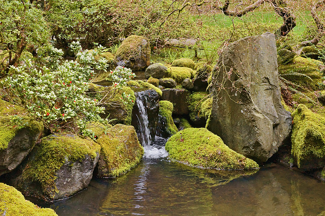 The Smaller Waterfall – Japanese Garden, Portland, Oregon