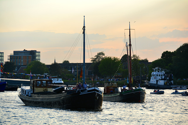 Dordt in Stoom 2014 – Vlootschouw – MS Spes Secunda and MS Jansje