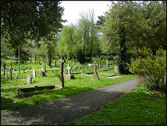 Cowley churchyard tidied up