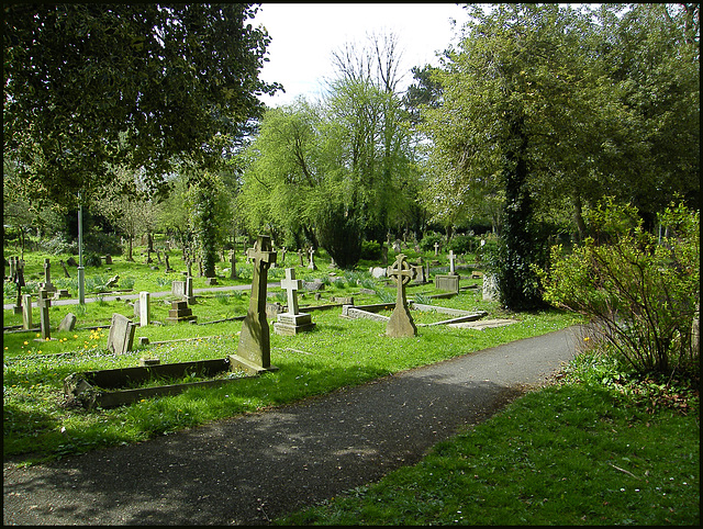 Cowley churchyard tidied up