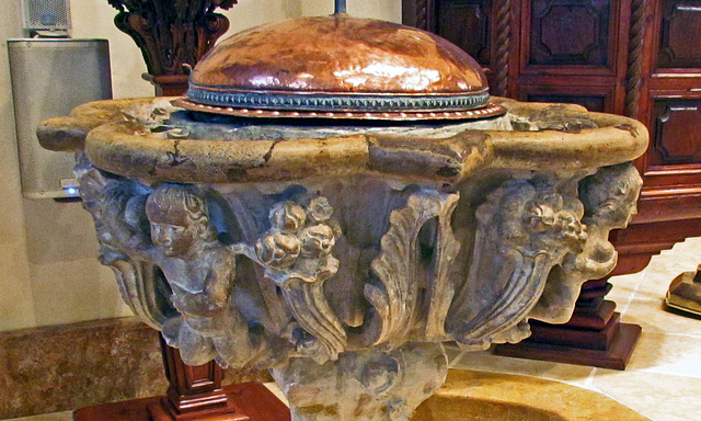 Baptismal Font - Detail