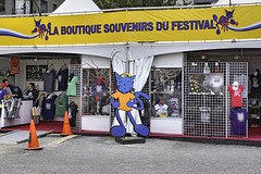 Souvenir Booth – Jazz Festival, Saint Catherine Street at Jeanne-Mance, Montréal, Québec