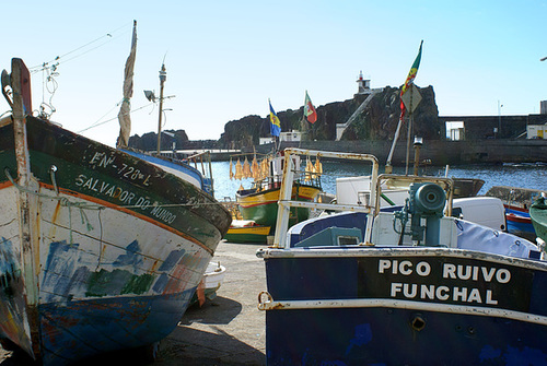 Madeira, Im Hafen von Camara de Lobos. ©UdoSm