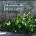 Bear Lane street sign