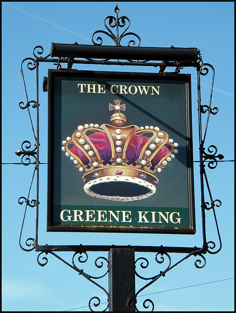 The Crown pub sign
