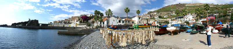 Madeira. Hafen-Panorama mit Stockfischen... :-)) ©UdoSm