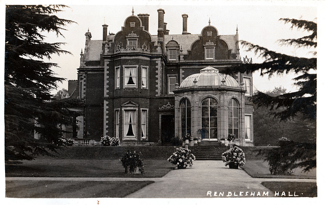 Rendlesham Hall, Suffolk (Demolished)