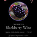 Blackberry Wine Label