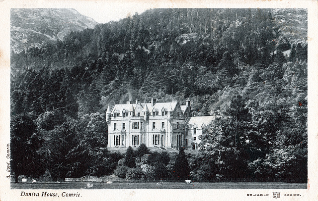 Dunira House, Cumrie, Perthshire (Demolished)