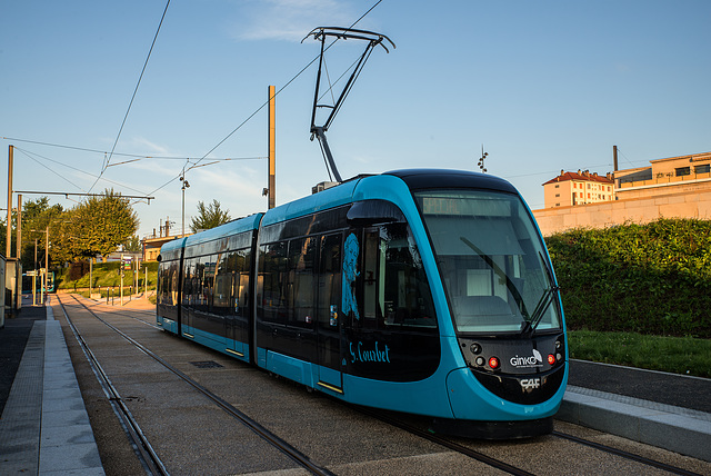 BESANCON:Essais du Tram: Station de la Gare Viotte. 07