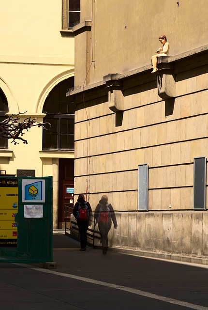 The Girl with the Paper Swallow, Prague