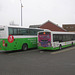 DSCN9736 Stephensons of Essex OW03 LFL (L1 OXF) and YX11 CTU in Bury St. Edmunds
