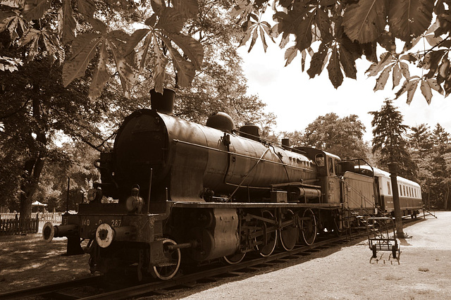 La locomotive du Château de la Ferté St-Aubin