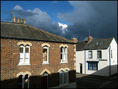 storm clouds over Jericho