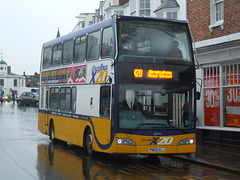 DSCF4535 Johnsons Coach and Bus PN03 ELJ in Stratford-upon-Avon - 28 Feb 2o14