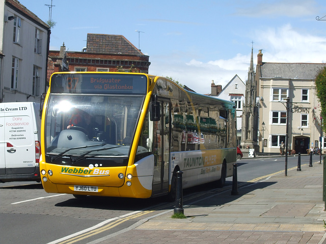 DSCF5031 WebberBus YJ60 LTU in Glastonbury - 12 May 2014