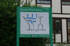 Tremlett Grove Estate sign