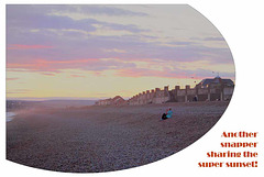Snapped snapping the sunset - Seaford - 19.8.2014