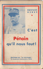 C'est Pétain qu'il nous faut 1936 Couverture