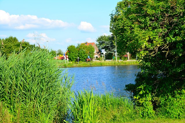 A view across the Zijl canal