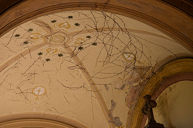 ceiling, Mirogoj Cemetery, Zagreb