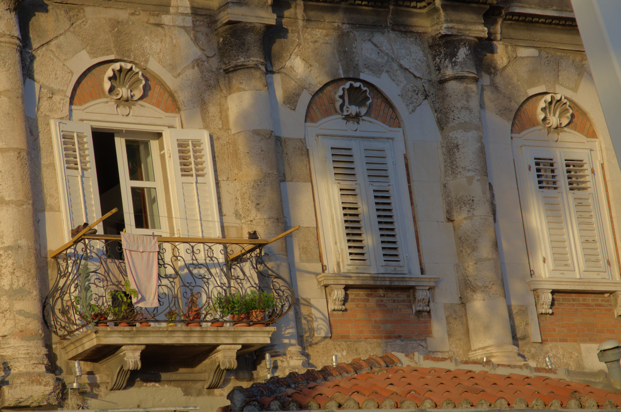 Split - homes in the medieval walls