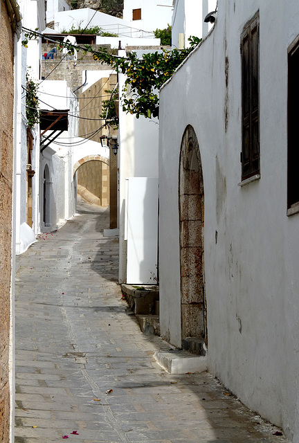 A Quiet Street in Lindos