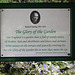 Plaque in Kipling Gardens - Rottingdean - 9.5.2014