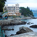 Opatija waterfront - Rijeka in the background at right