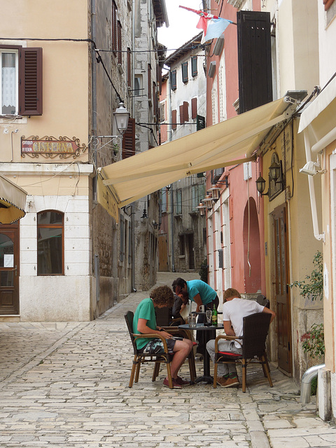 Rovinj street scenes - all look down