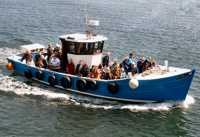 Farne Islands ferry.