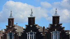 Crow-stepped gables and ornament