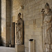 Statues de St-Ambroise et St-Augustin (XVe s.) - Abbaye du Bec-Hellouin - Eure - Haute Normandie