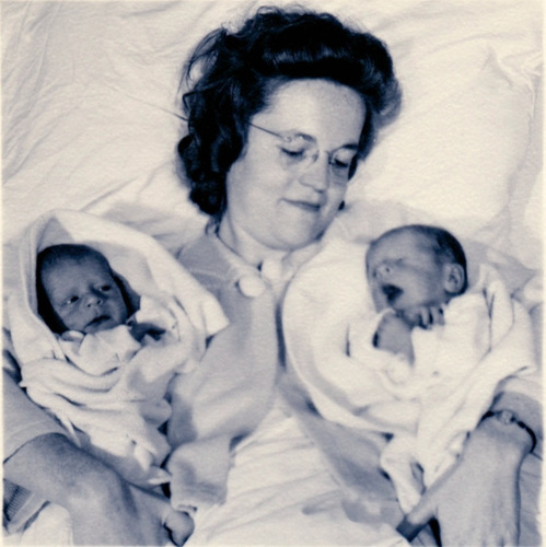 Roger and Ralph Kemp with Margaret