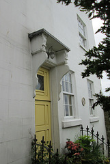 Yellow door.