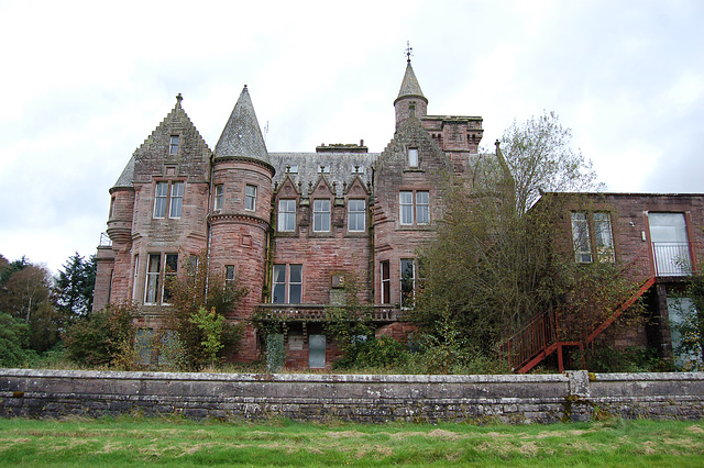 Crawfordton House, Dumfries and Galloway (now restored)