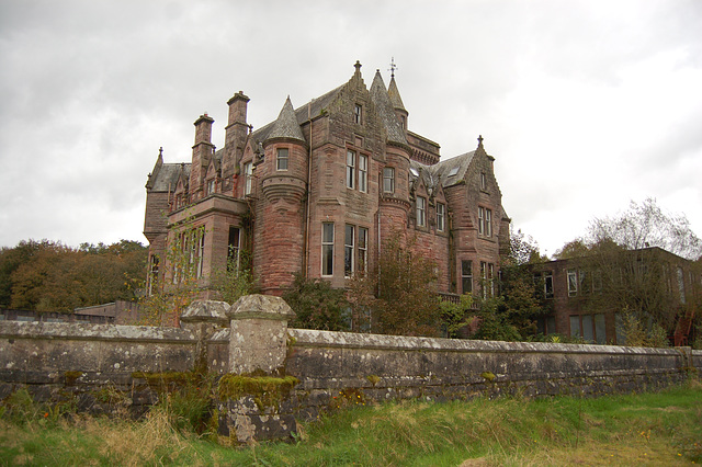 Crawfordton House, Dumfries and Galloway (now restored)