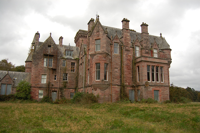 Crawfordton House, Dumfries and Galloway (now restored)