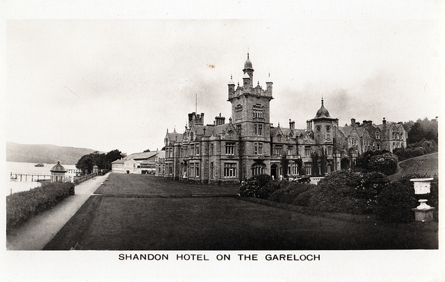 West Shandon House , Argyll and Bute, Scotland (Demolished 1956)