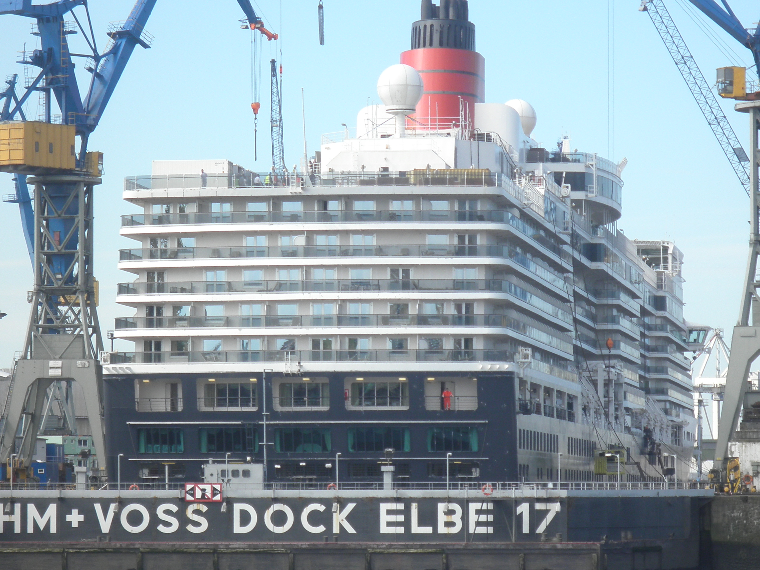 Queen Elizabeth im Dock