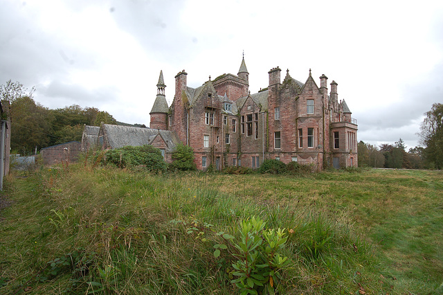 Crawfordton House, Dumfries and Galloway (now restored)