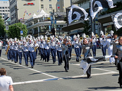 Marching band on Victoria Day