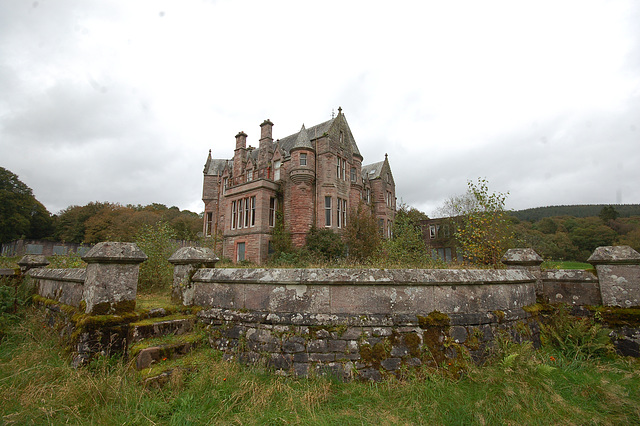 Crawfordton House, Dumfries and Galloway (now restored)