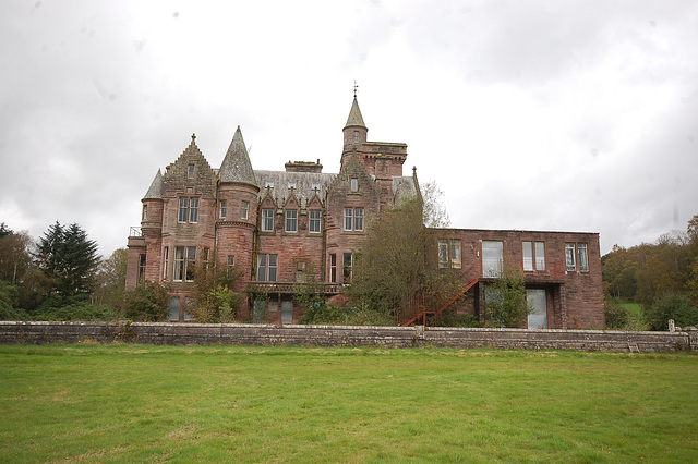 Crawfordton House, Dumfries and Galloway (now restored)