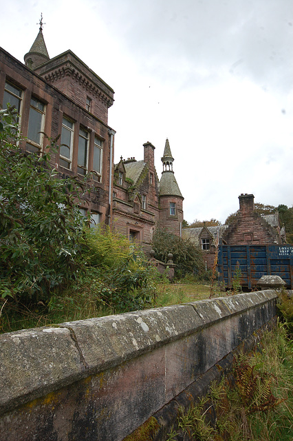 Crawfordton House, Dumfries and Galloway (now restored)