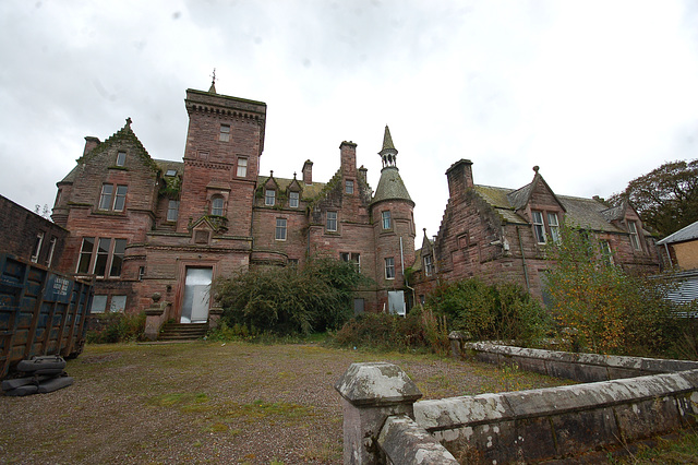 Crawfordton House, Dumfries and Galloway (now restored)