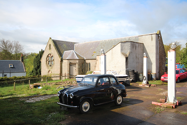 Abandoned Church Hall, Coldingham. Borders, Scotland