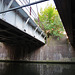 rail bridge, regent's canal, london