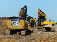 Excavator Trio - 8 June 2014